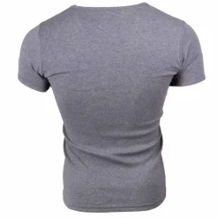 NEW MAN Tee shirt basique cintré coton Homme GRIS FONCE Sale