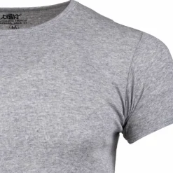 NEW MAN Tee shirt basique cintré coton Homme GRIS New