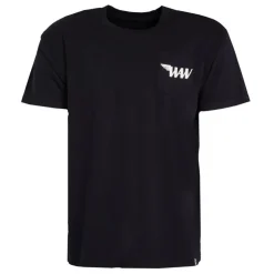 WHEELS AND WAVES Tee shirt basique coton avec logo ailé Homme NOIR Online