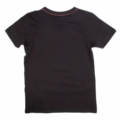GUESS Tee shirt basique coton col rond avec logo Enfant NOIR Discount