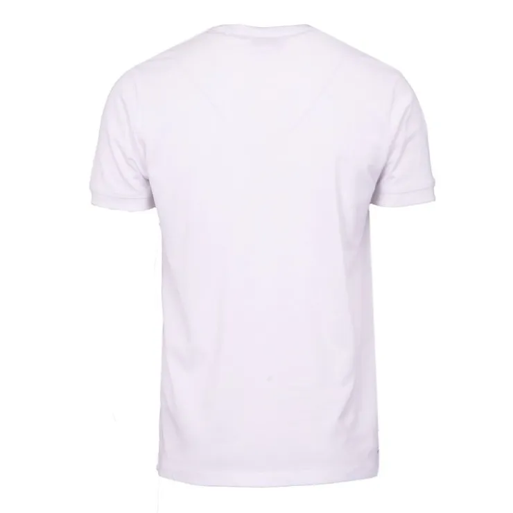US POLO Tee shirt basique doux coton logo brodé Homme BLANC