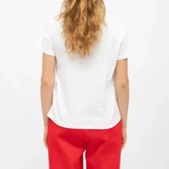 LA PETITE ETOILE Tee shirt skateboard imprimé graphique tess Femme BLANC Outlet