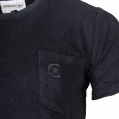 CERRUTI Tee shirt brodé uni Homme NOIR Outlet
