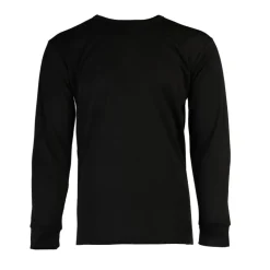 KAPORAL Tee shirt chaud classique sid col rond Homme NOIR New