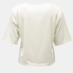 JDY Tee shirt chiné fils dorés kallas Femme BLANC ECRU Discount