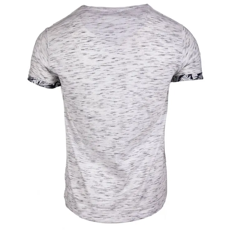BLAGGIO Tee shirt chiné monzac avec poche Homme BLANC Best