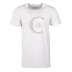 CERRUTI Tee shirt col rond avec logo arco Homme BLANC