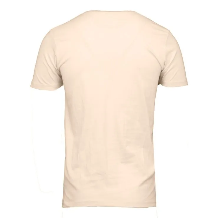 BEST MOUNTAIN Tee shirt col rond imprimé paysage de montagne Homme BEIGE