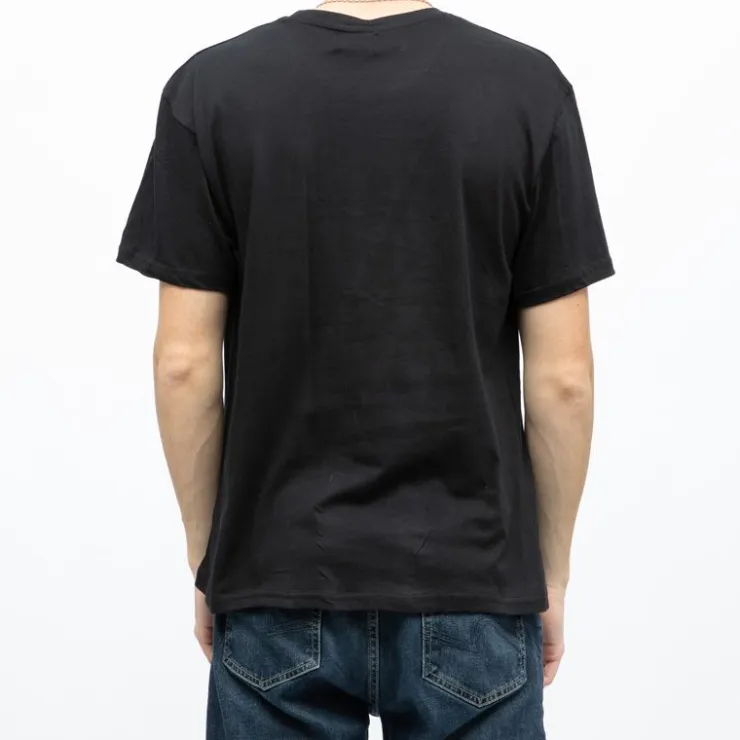 KAPORAL Tee shirt col rond liliam coton Homme NOIR Hot