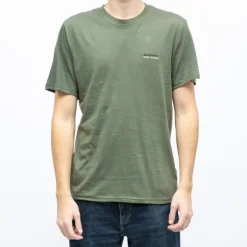 KAPORAL Tee shirt col rond liliam coton Homme KAKI Discount