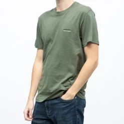 KAPORAL Tee shirt col rond liliam coton Homme KAKI Discount