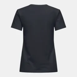 JDY Tee shirt col rond michigan coton Amour Femme BLEU FONCE New