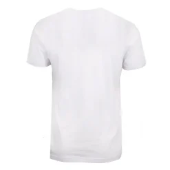 PIERRE CARDIN Tee shirt col rond signature poitrine Homme BLANC New