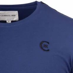 CERRUTI Tee shirt col rond torbole Homme BLEU Clearance