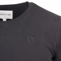 CERRUTI Tee shirt col rond torbole Homme NOIR Sale