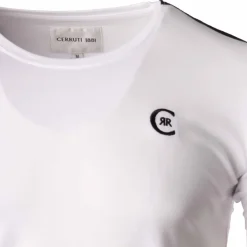CERRUTI Tee shirt col rond torbole Homme BLANC Outlet