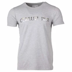 CERRUTI Tee shirt col rond Trapani Homme GRIS CLAIR Discount