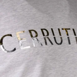 CERRUTI Tee shirt col rond Trapani Homme GRIS CLAIR Discount