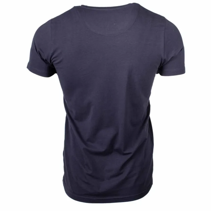CERRUTI Tee shirt col rond Trapani Homme BLEU FONCE Hot