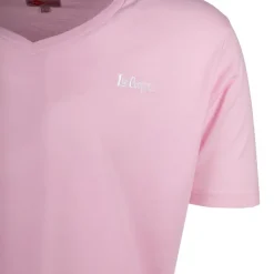 LEE COOPER Tee shirt col v canard poitrine travis Homme ROSE CLAIR Online