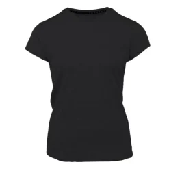 BILL TORNADE Tee shirt col v coupe classique coton Femme NOIR Hot