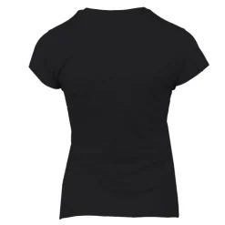 BILL TORNADE Tee shirt col v coupe classique coton Femme NOIR Hot