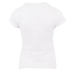 BILL TORNADE Tee shirt col v coupe classique coton Femme BLANC Outlet
