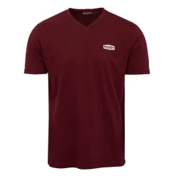 REDSKINS Tee shirt col V Dalton avec logo Homme BORDEAUX Online