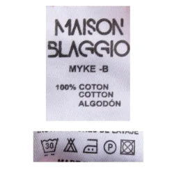 BLAGGIO Tee shirt col v en coton uni myke-b Homme ORANGE CLAIR New