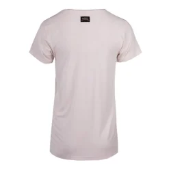 VON DUTCH Tee shirt col V fluide strass logo Femme ROSE CLAIR Discount