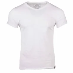 BLAGGIO Tee shirt col v Homme BLANC Hot
