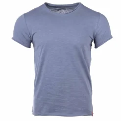 BLAGGIO Tee shirt col v Homme BLEU PETROLE