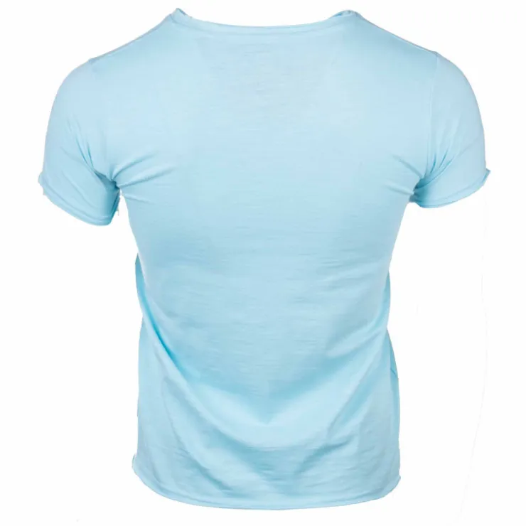 BLAGGIO Tee shirt col v Homme BLEU Best