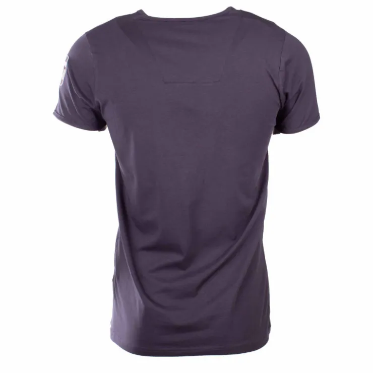 CERRUTI Tee shirt col v sabbione Homme BLEU FONCE Outlet