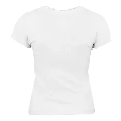 CHANTAL THOMASS Tee shirt col v venezia avec dentelle Femme BLANC Best