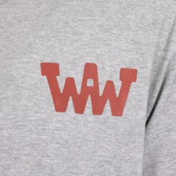 WHEELS AND WAVES Tee shirt coton col rond avec logo imprimé Homme GRIS Best