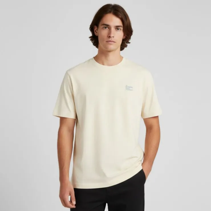 JACK & JONES Tee shirt coton collab la Boulisterie imprimé texte Homme BLANC ECRU Best