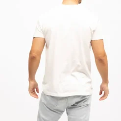 DEELUXE 74 Tee shirt coton garland imprimé tête de mort Homme BLANC ECRU Outlet