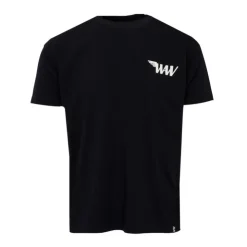 WHEELS AND WAVES Tee shirt coton imprimé dos textuel Homme NOIR Sale