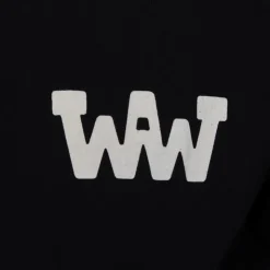 WHEELS AND WAVES Tee shirt coton jersey logo WW gris Homme NOIR Hot