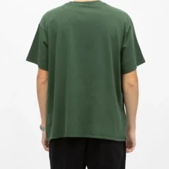 LEVI'S Tee shirt coton manches courtes col rond couleur unie Homme VERT FONCE Clearance