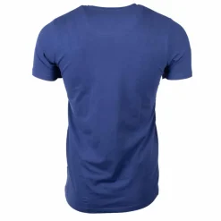 CERRUTI Tee shirt court col rond de niro Homme BLEU