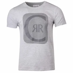 CERRUTI Tee shirt court col rond de niro Homme GRIS CLAIR Online