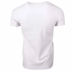 CERRUTI Tee shirt court col rond de niro Homme BLANC Outlet