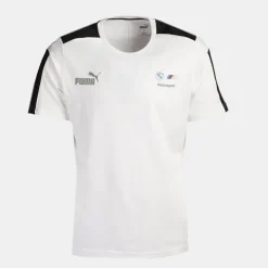 PUMA Tee shirt de sport bande noire col rond Homme BLANC Clearance