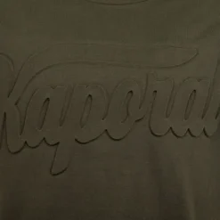 KAPORAL Tee shirt Diono coton logo relief Homme KAKI Sale