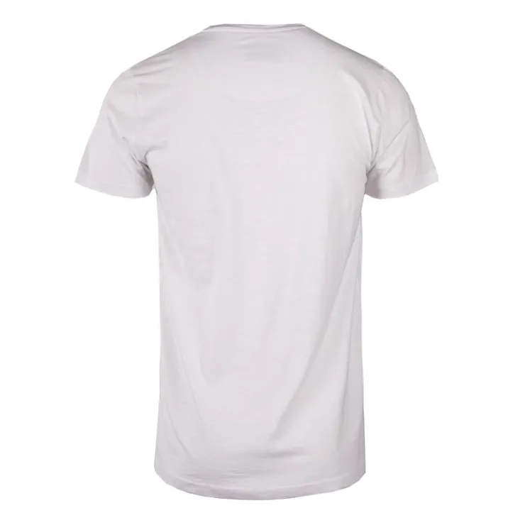CERRUTI Tee shirt en coton aquarossa Homme BLANC