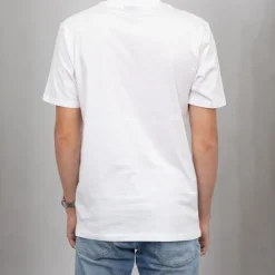 ELLESSE Tee shirt grand logo regular col rond Homme BLANC Best