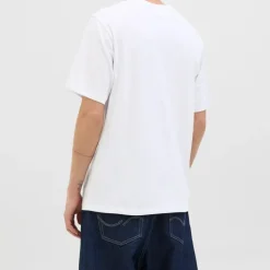 JACK & JONES Tee shirt hayato coton manches courtes regular fit Homme BLANC Online