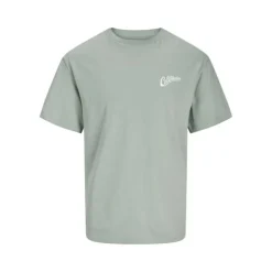 JACK & JONES Tee shirt iceberg green ekiel California Homme VERT CLAIR Best